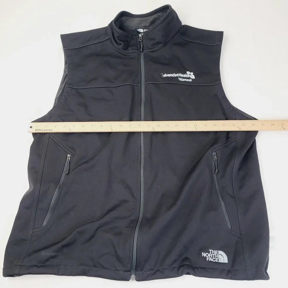 The North Face‎ Men's Black Ridgewall Softshell Wind Wall Basic Vest Size XXL